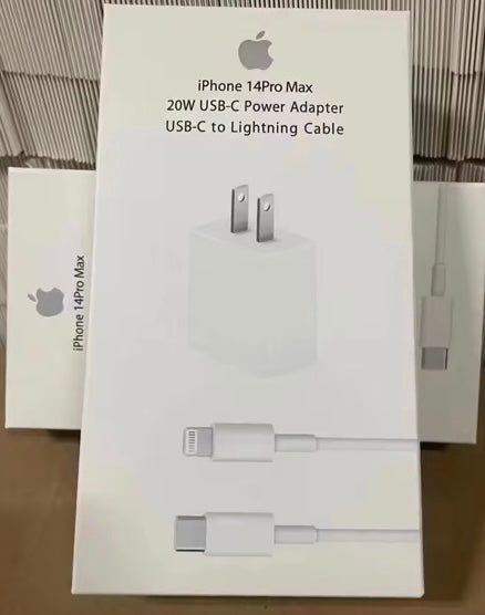 iPhone 20W USB-C power adapter USB-C to Lightning Cable
